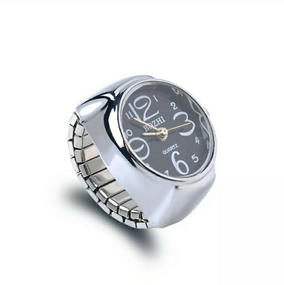 NEW! RING WATCH BLACK - Picture 2 of 4